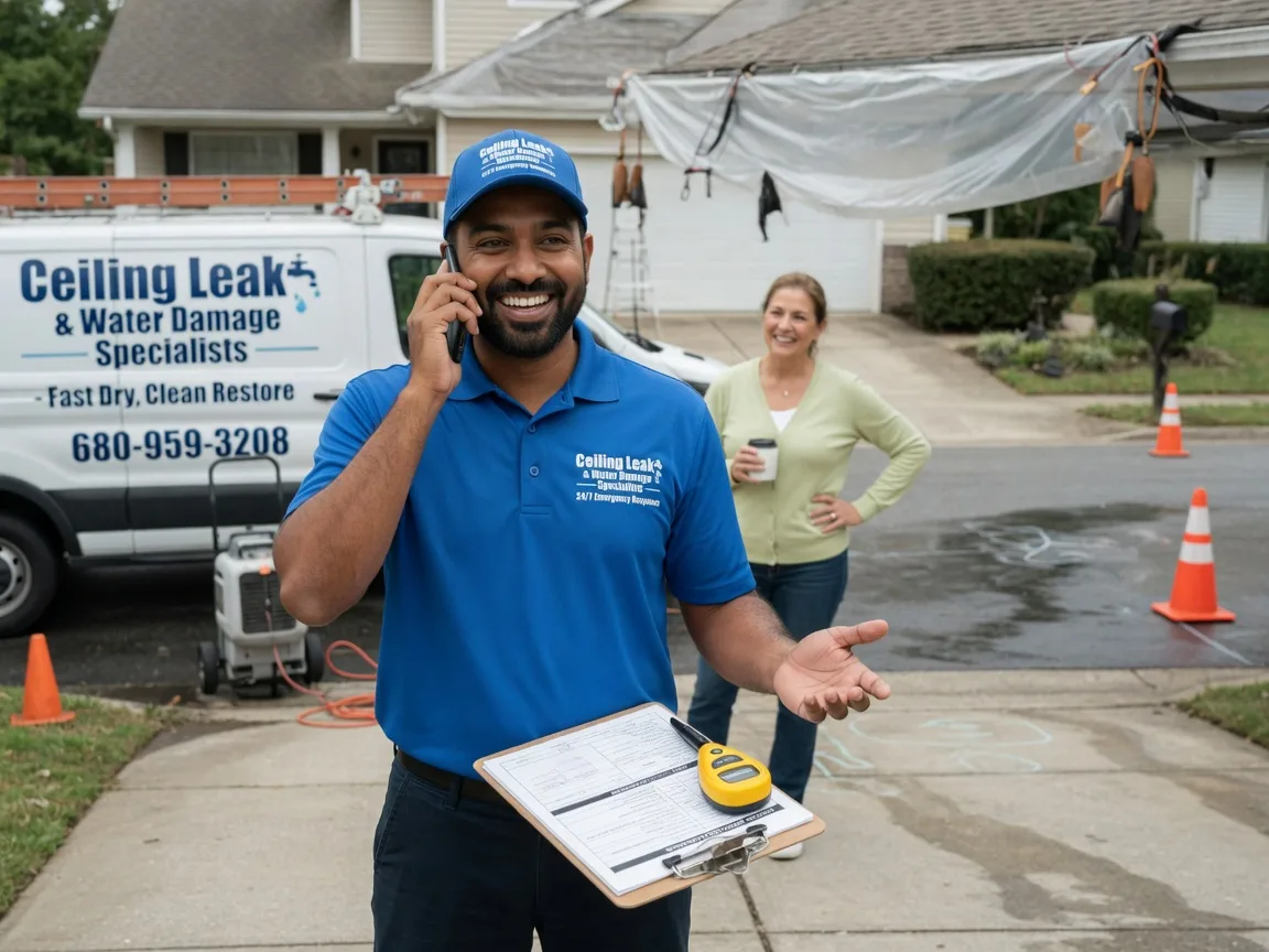 Ceiling Leak Cleanup Vineyard, UT FAQs